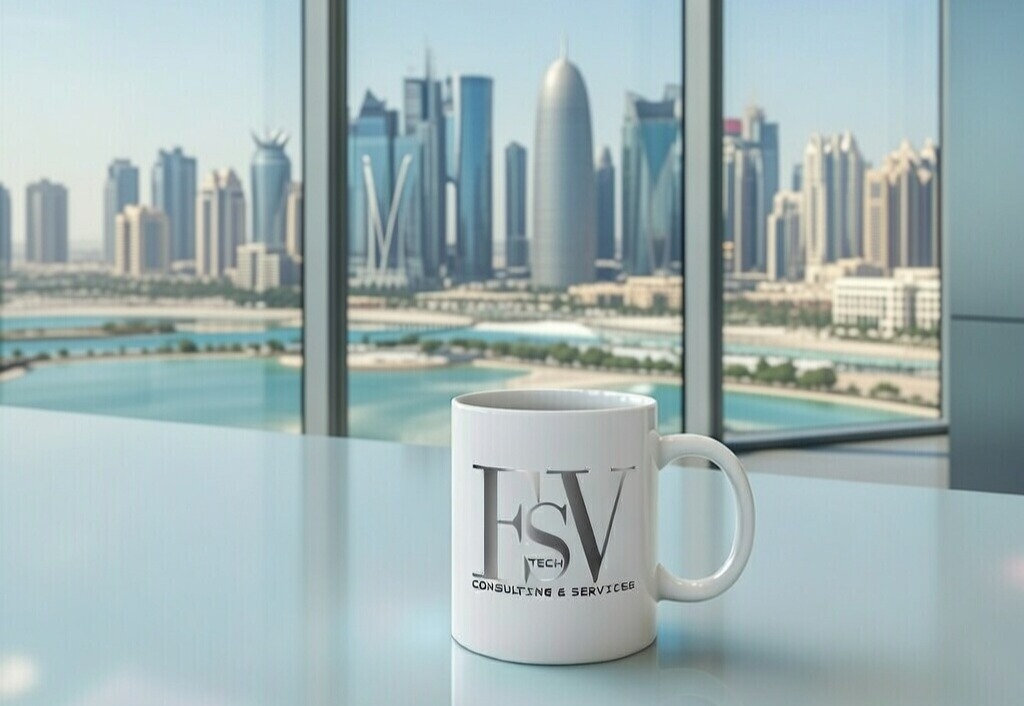 Doha Skyline — FSV Tech Headquarters